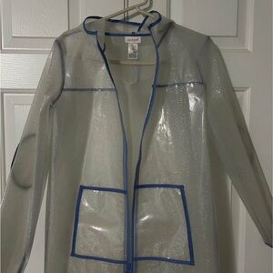 Cat & Jack Gray and Blue Trench Coat with Modern Design